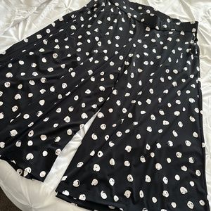 Lane Bryant wide legs crops